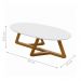 Jogo de Mezanino Lateral com Mesa de Centro Juventus Branco Nature