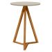 Mesa Lateral Para Sala De Estar 13X Off White Nature Tebar