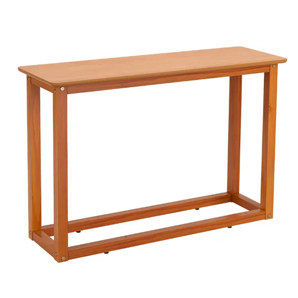 Mesa Lateral Retangular Supreme Amêndoa