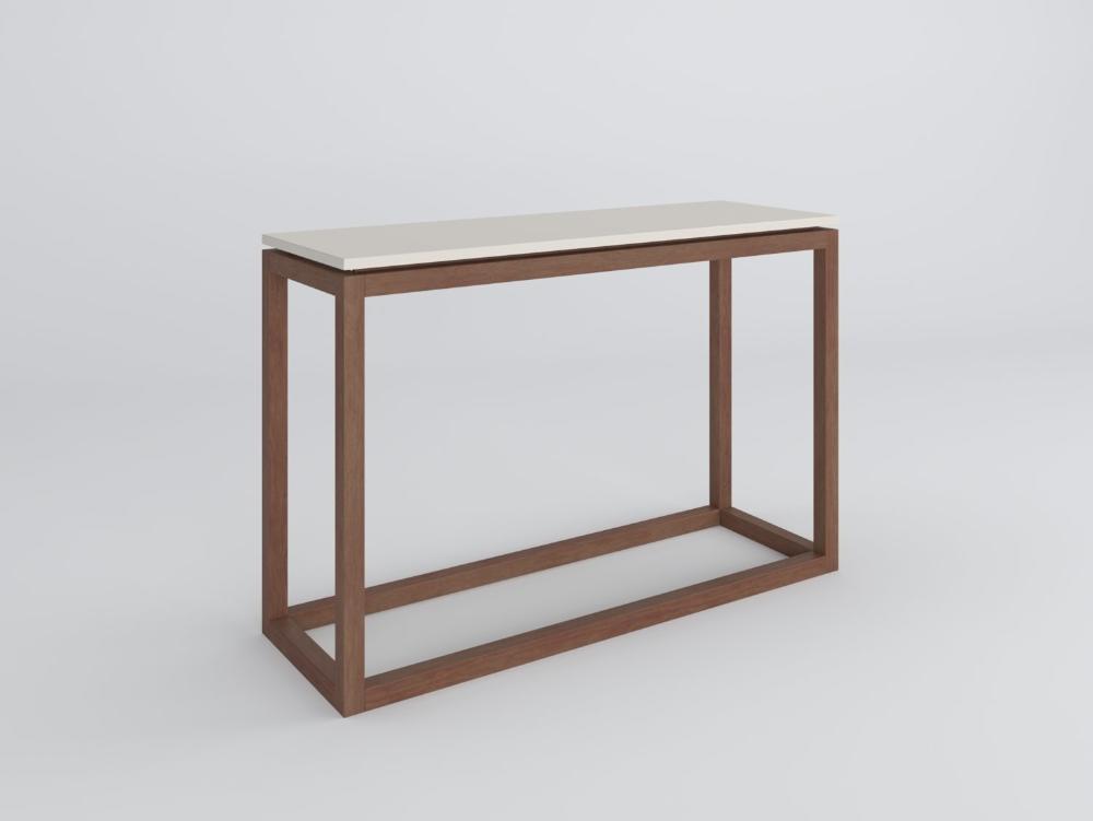 Mesa de Apoio Supreme Off White/Nature - Tebarrot