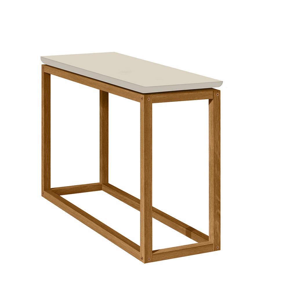 Mesa de Apoio Supreme Off White/Nature - Tebarrot