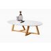 Mesa de Centro Classic Branco/Nature- Tebarrot