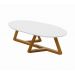 Mesa de Centro Classic Branco/Nature- Tebarrot