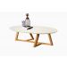 Mesa de Centro Classic Off White/Nature - Tebarrot