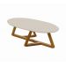 Mesa de Centro Classic Off White/Nature - Tebarrot