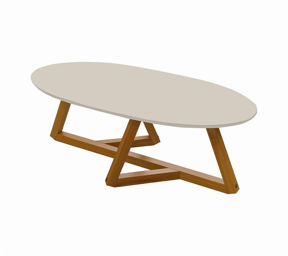 Mesa de Centro Classic Off White/Nature - Tebarrot