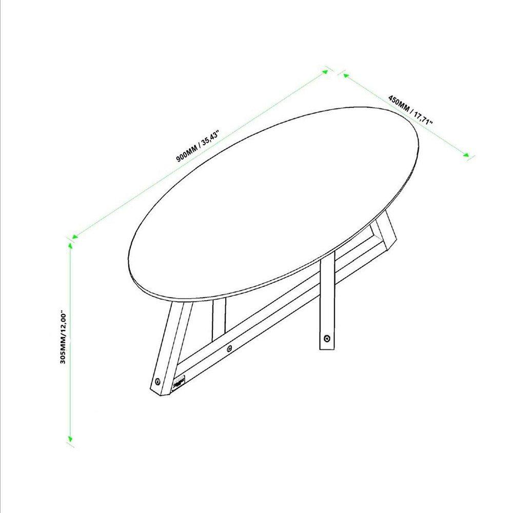 Mesa de Centro Classic Off White/Nature - Tebarrot