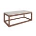 Mesa de Centro Coraline Off White Amêndoa