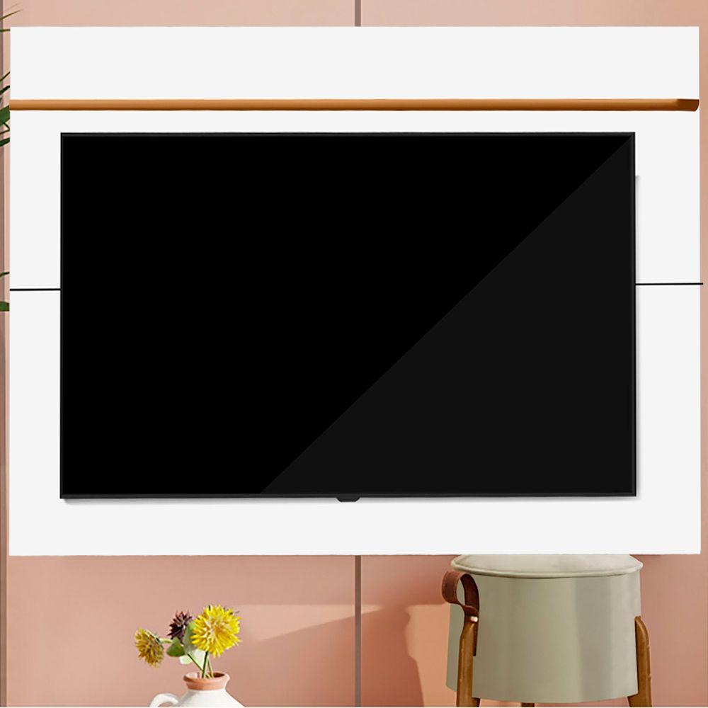 Painel TV 55 Pol 136 cm 632 Branco Nature Tebar