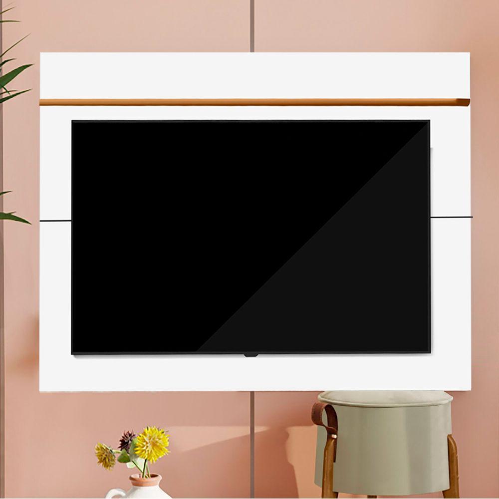 Painel TV 55 Pol 136 cm 632 Branco Nature Tebar