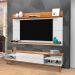 Painel para TV Vallalloid com LED Branco Nature