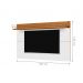 Painel para TV Vallalloid com LED Branco Nature