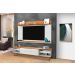 Painel para TV Vallalloid com LED Branco Nature