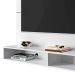 Painel para TV até 60 Polegadas Titan Branco e Amêndoa 160 cm