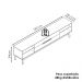 Rack Bancada Para TV 65 Pol Limit 181 cm Nature Tebar