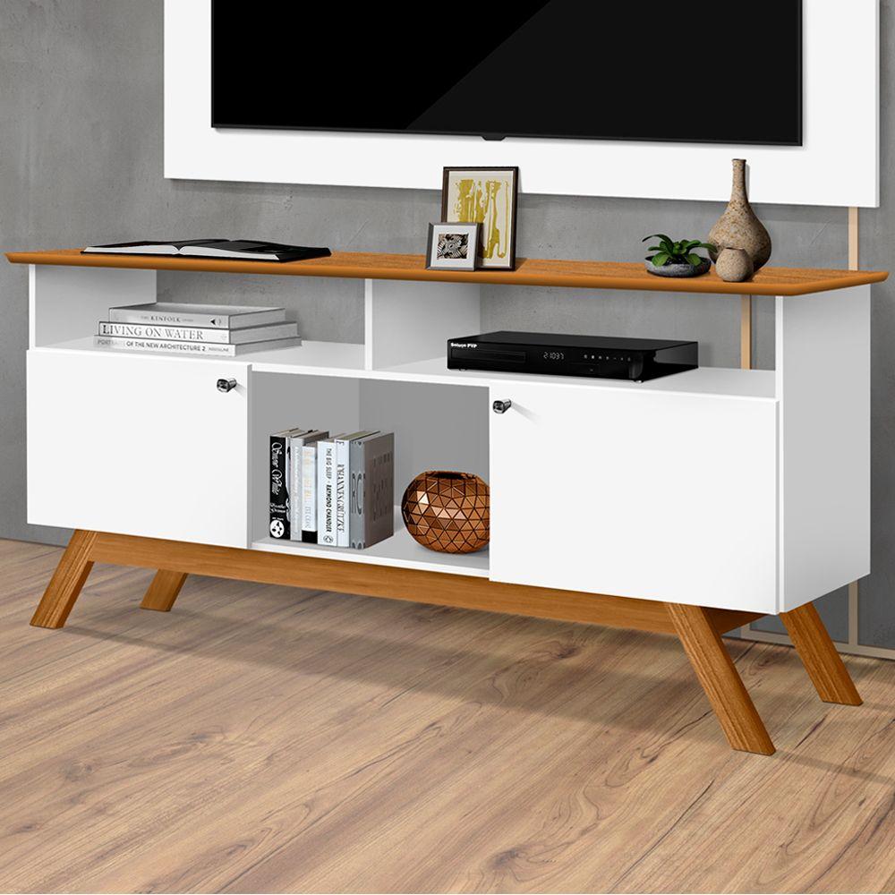 Rack Para TV 43 Polegadas 8004X1469 Branco Nature Tebar