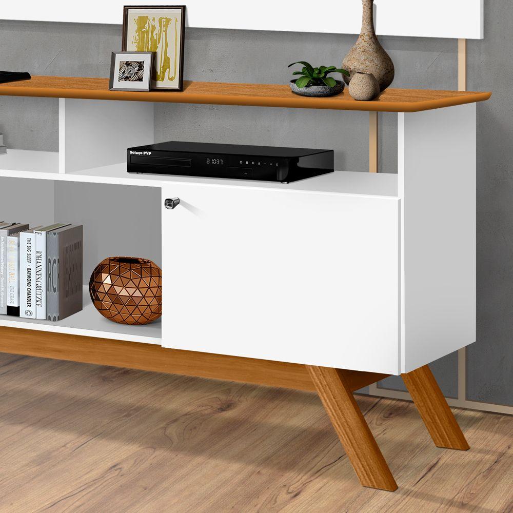 Rack Para TV 43 Polegadas 8004X1469 Branco Nature Tebar