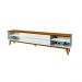Rack para TV com 2.8 Gavetas Levante Branco Nature