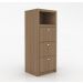 Armário Arquivo para Escritório Home Office ME4118 MDP Amendoa G69 - Gran Belo