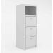 Armário Arquivo para Escritório Home Office ME4118 MDP Branco - Gran Belo