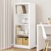 Armário Estante Alto para Escritório Home Office ME4137 MDP Branco - Gran Belo