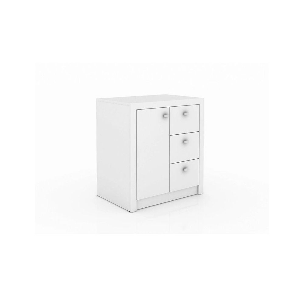 Conjunto Completo para Escritório 10 Peças Branco - Tecno Mobili