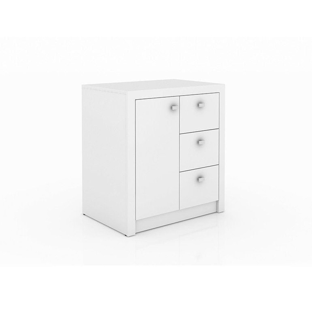 Conjunto para Home Office 02 Peças Branco - Tecno Mobili