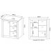 Conjunto para Home Office 02 Peças Nogal - Tecno Mobili