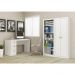 Conjunto para Home Office 03 Peças Branco - Tecno Mobili