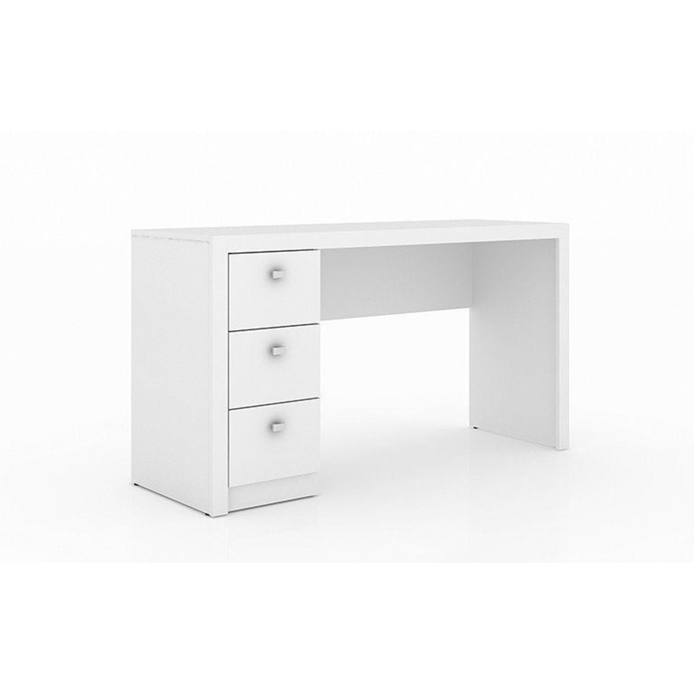 Conjunto para Home Office 03 Peças Branco - Tecno Mobili