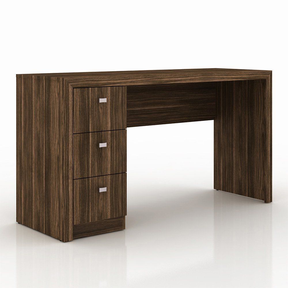 Conjunto para Home Office 03 Peças Nogal - Tecno Mobili