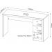 Conjunto para Home Office 03 Peças Nogal - Tecno Mobili