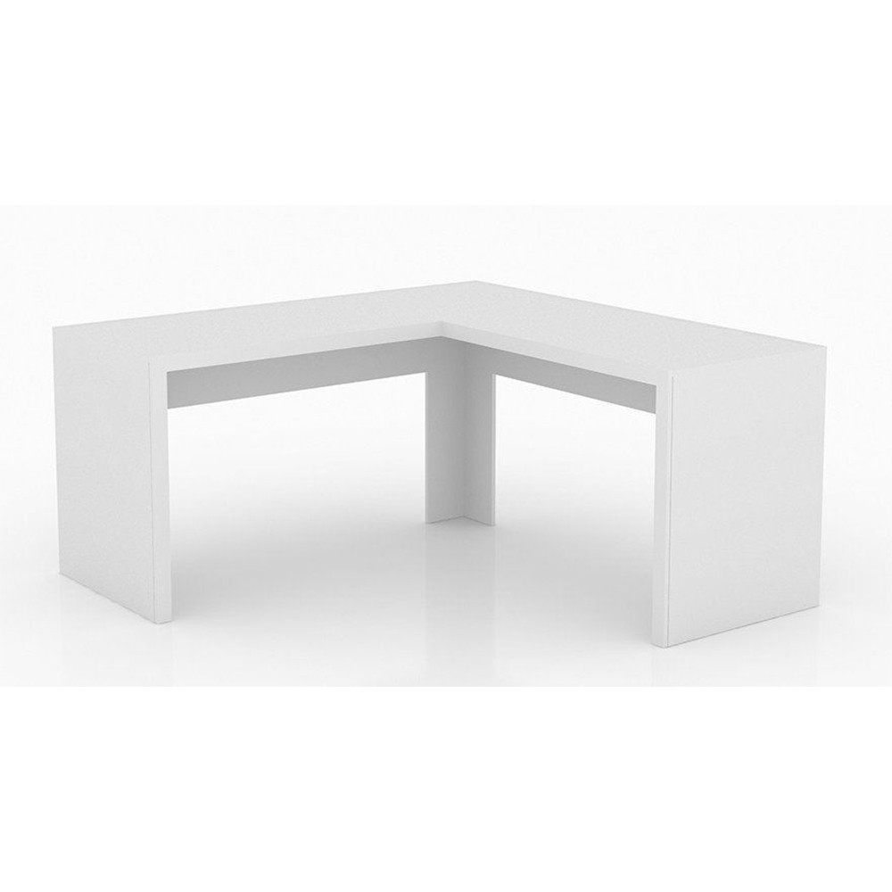 Conjunto para Home Office 06 Peças Branco - Tecno Mobili