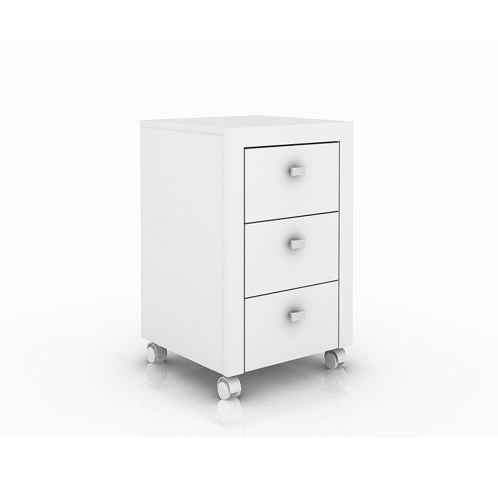 Conjunto para Home Office 06 Peças Branco - Tecno Mobili