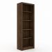 Conjunto para Home Office Ideal 03 Peças Nogal - Tecno Mobili