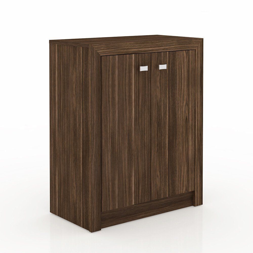 Conjunto para Home Office Ideal 03 Peças Nogal - Tecno Mobili