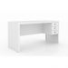 Conjunto para Home Office com 08 Peças Branco - Tecno Mobili