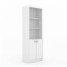Conjunto para Home Office com 08 Peças Branco - Tecno Mobili