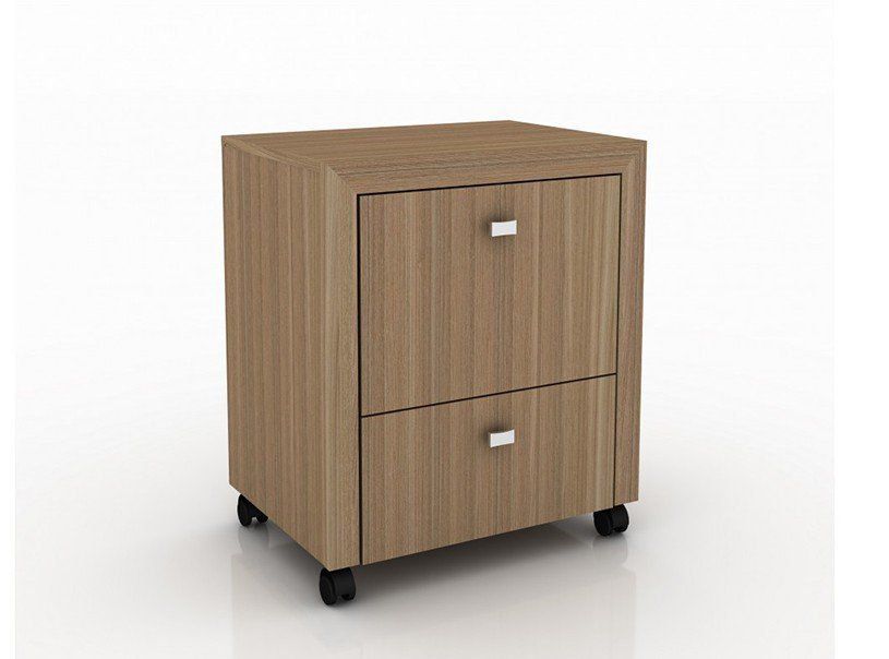Gaveteiro para Escritório Home Office ME4112 MDP Amendoa G69 - Gran Belo