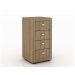 Gaveteiro para Escritório Home Office ME4133 MDP Amendoa G69 - Gran Belo