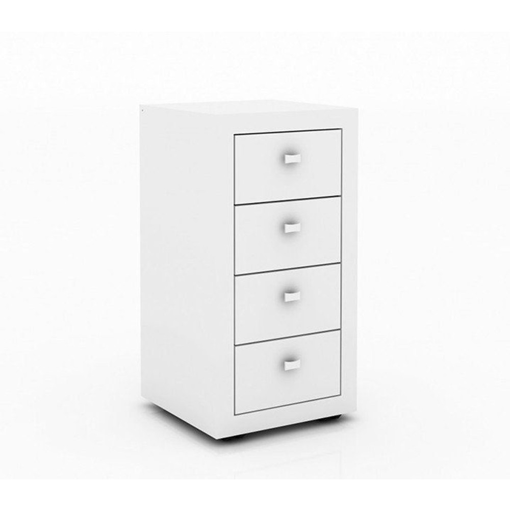 Gaveteiro para Escritório Home Office ME4133 MDP Branco - Gran Belo