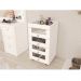Gaveteiro para Escritório Home Office PE2009 MDP Branco - Gran Belo