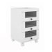 Gaveteiro para Escritório Home Office PE2013 MDP Branco - Gran Belo