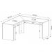 Mesa Angular para Escritório Home Office ME4116 MDP Nogal - Gran Belo
