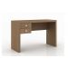 Mesa com 2 Gavetas para Escritório Home Office ME4123 MDP Amendoa G69 - Gran Belo