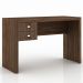 Mesa com 2 Gavetas para Escritório Home Office ME4123 MDP Nogal - Gran Belo