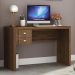 Mesa com 2 Gavetas para Escritório Home Office ME4123 MDP Nogal - Gran Belo