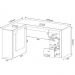 Mesa com 2 Gavetas para Escritório Home Office ME4129 MDP Nogal - Gran Belo