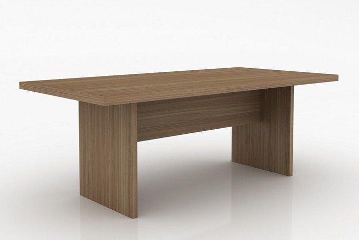 Mesa de Reunião para Escritório Home Office ME4119 MDP Amendoa G69 - Gran Belo
