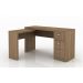 Mesa para Escritório Home Office ME4101 MDP Amendoa G69 - Gran Belo